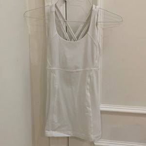 Lululemon size 4 white tank